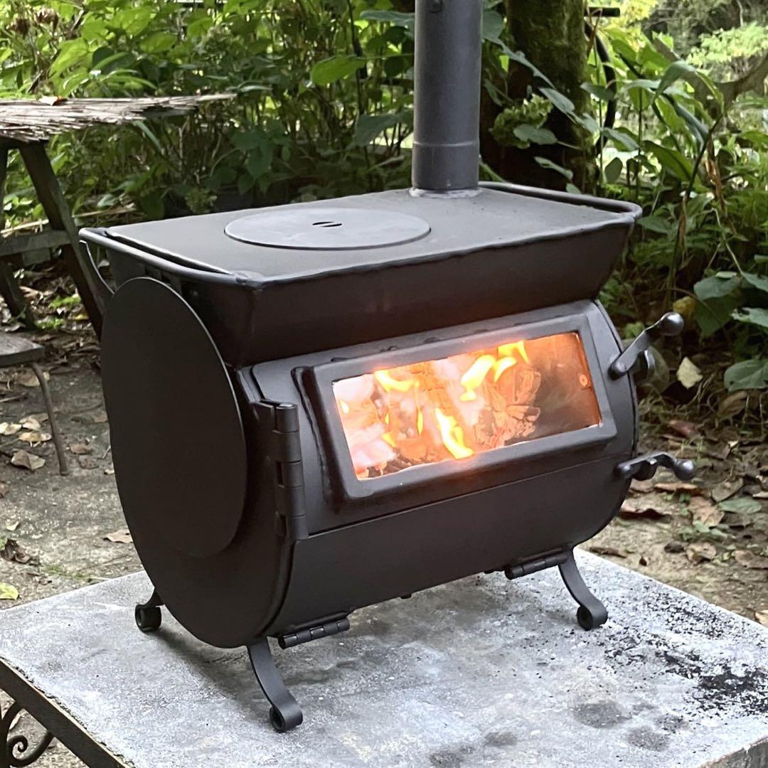 DAXmini アウトドアストーブ オーブン付 煙突＆鉄板付 送料無料
