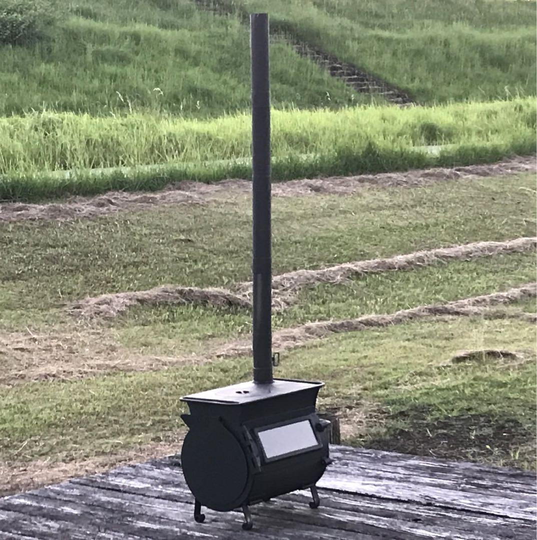 DAXmini アウトドアストーブ オーブン付 煙突＆鉄板付 送料無料