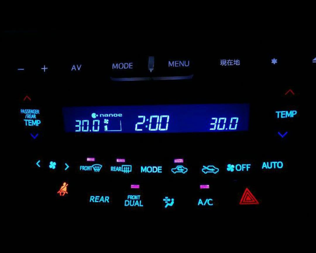 ★お好きな色で加工します★ フロントエアコンパネル アルファード ヴェルファイア