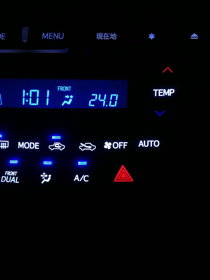 ★お好きな色で加工します★ フロントエアコンパネル アルファード ヴェルファイア