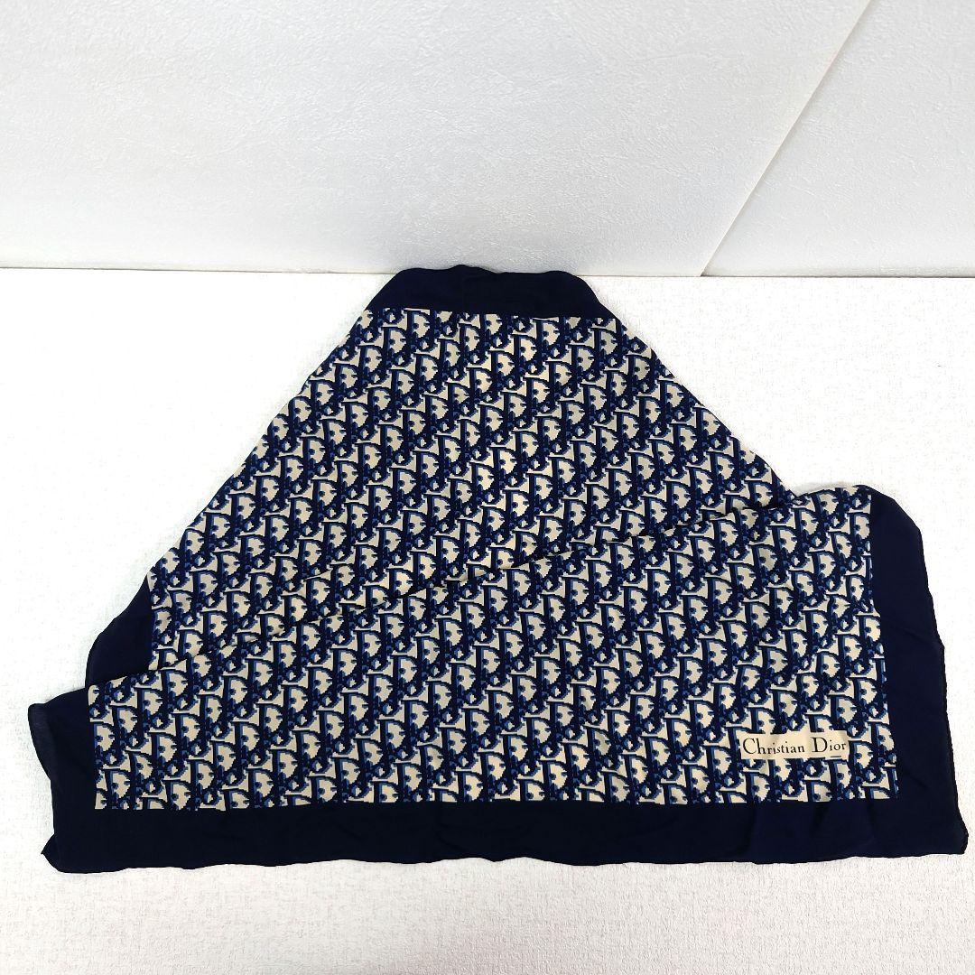 クリスチャン・ディオール トロッター柄 ディオール・オブリーク スカーフ