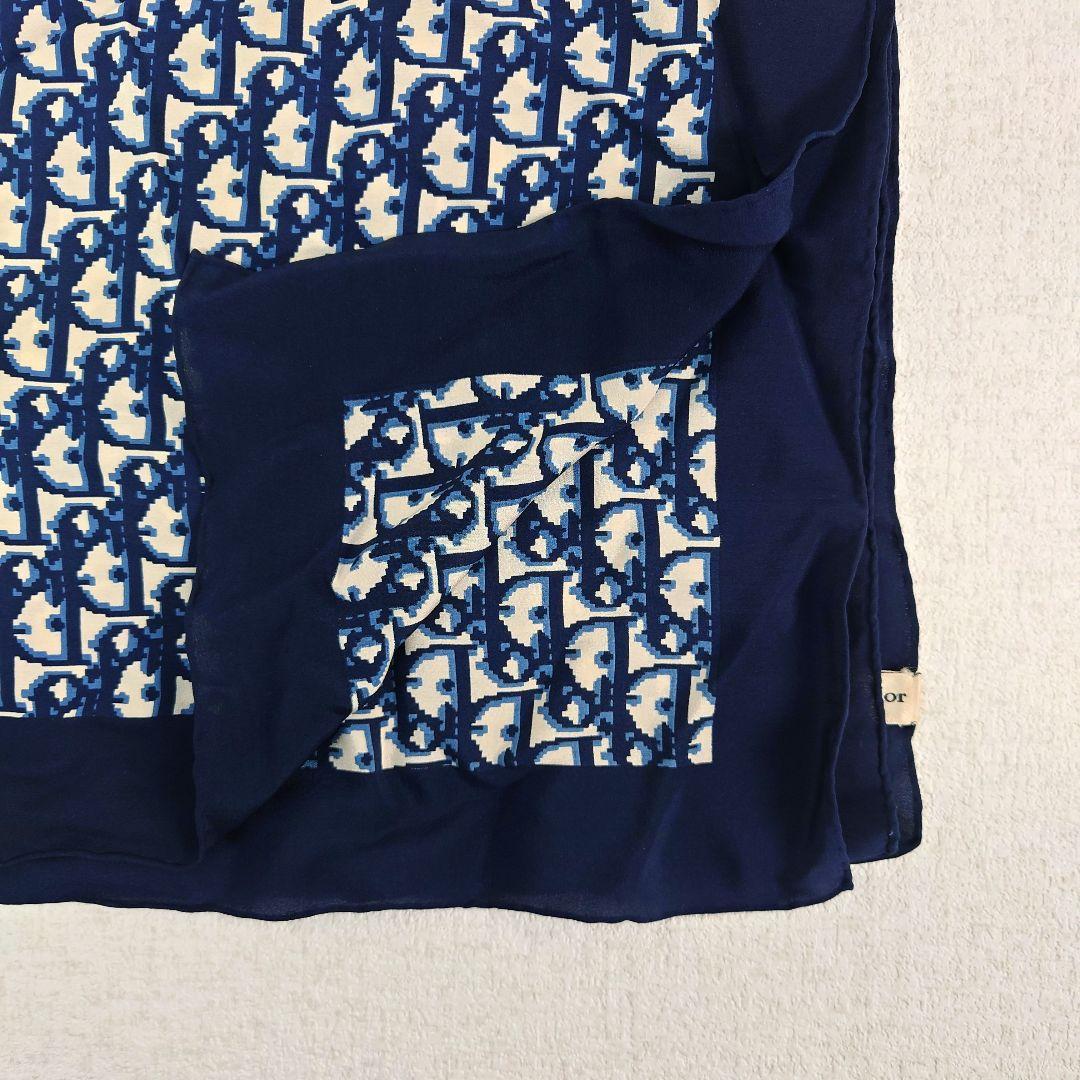 クリスチャン・ディオール トロッター柄 ディオール・オブリーク スカーフ