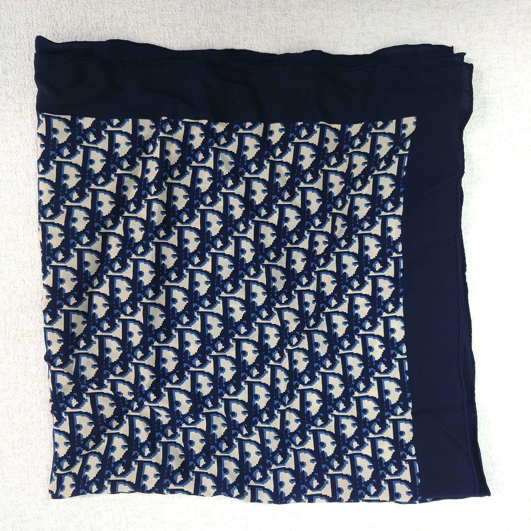 クリスチャン・ディオール トロッター柄 ディオール・オブリーク スカーフ