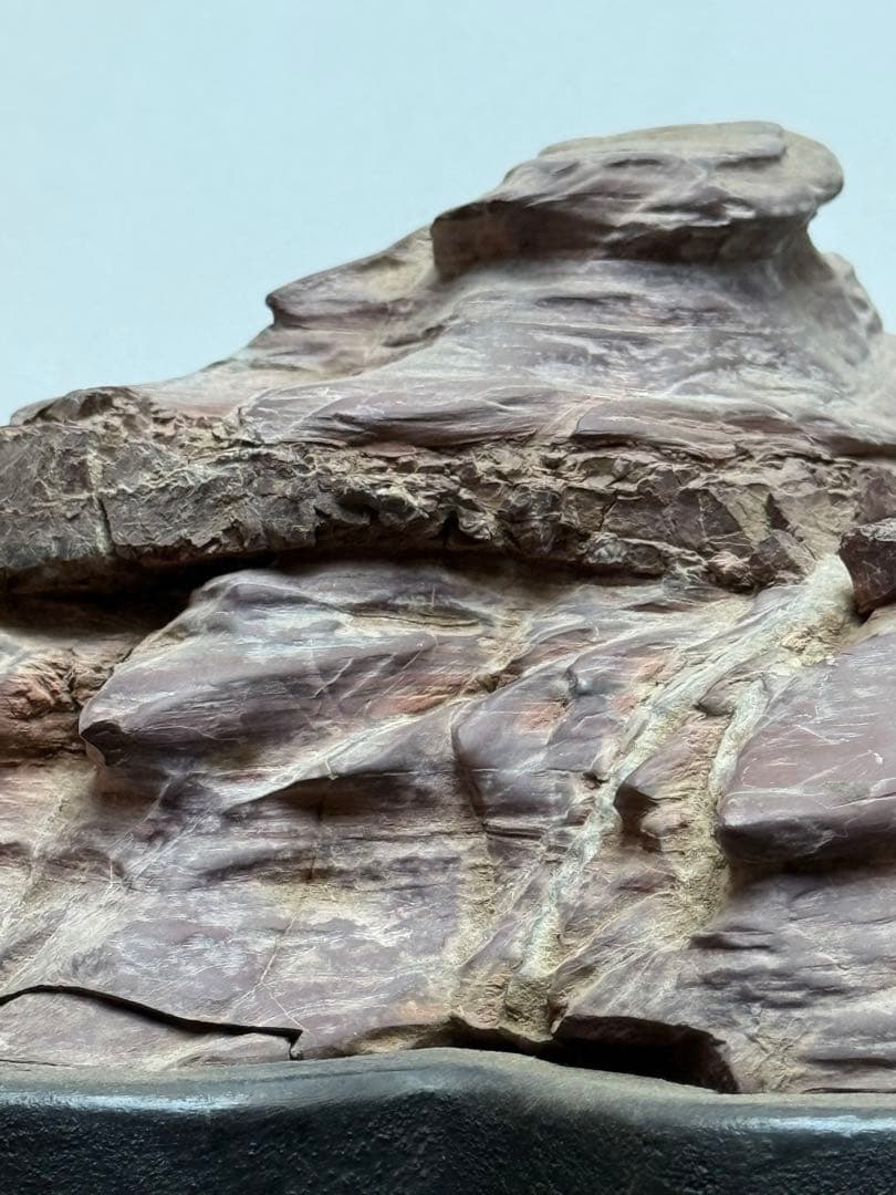 天然石 水石 紫色と茶色の岩