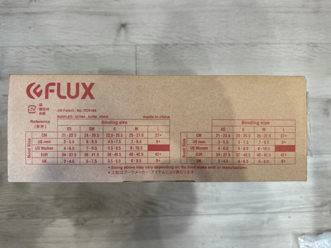 FLUX GX スノーボード ビンディング