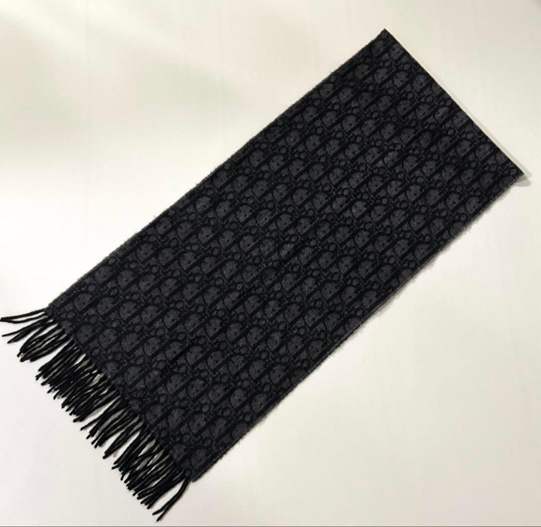 Christian Dior カシミヤ マフラー ブラック