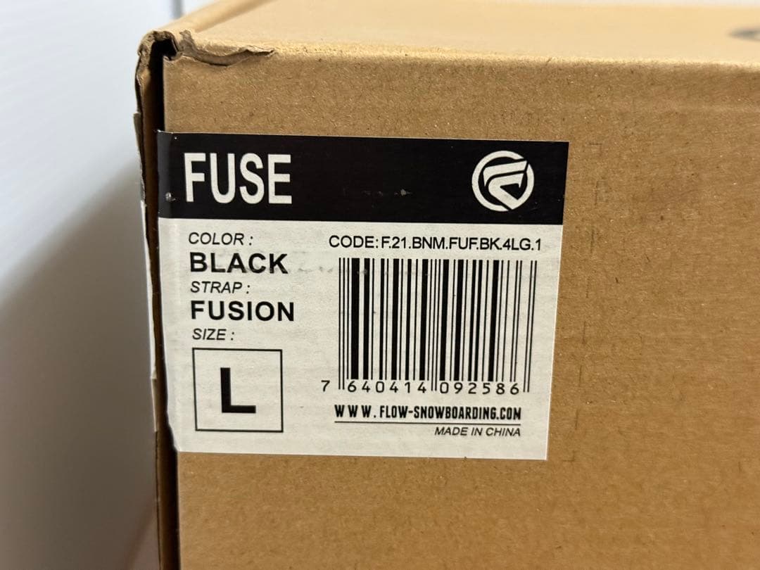 FLOW FUSE FUSIONビンディング sizeL NIDECKER