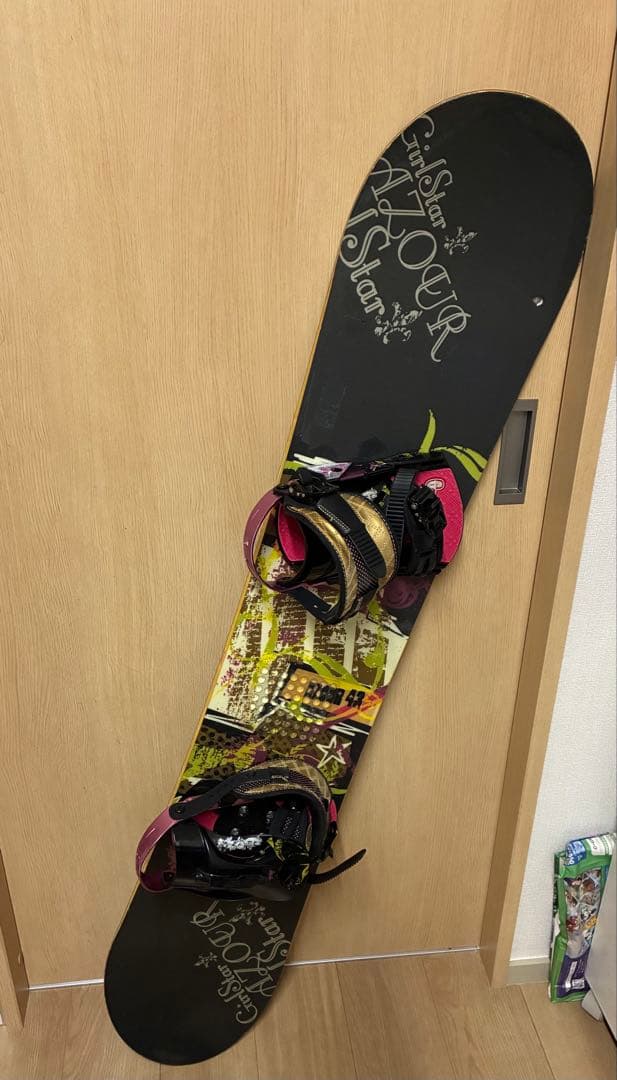 スノーボードとケースセット