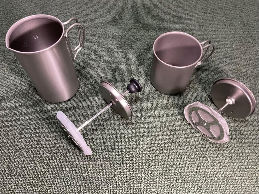 廃盤・希少品・美品 チタン カフェラテ セット スノーピーク  peak