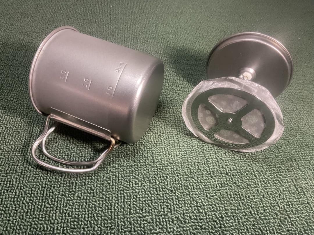 廃盤・希少品・美品 チタン カフェラテ セット スノーピーク  peak