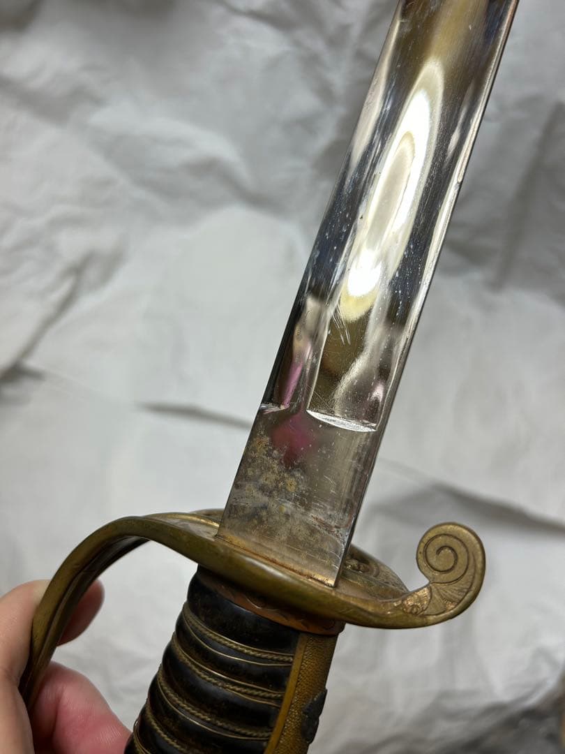 特大　指揮刀　サーベル　日本軍　模造刀　模擬刀　軍装品　短剣　全長112.5cm