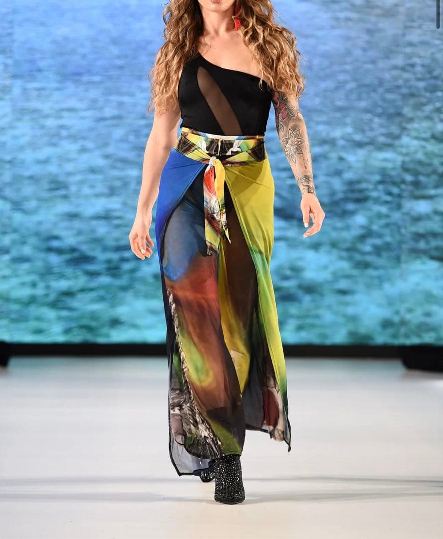 SOLEATTA】シアーパンツ マルチカラー プエルトリコ発ブランド