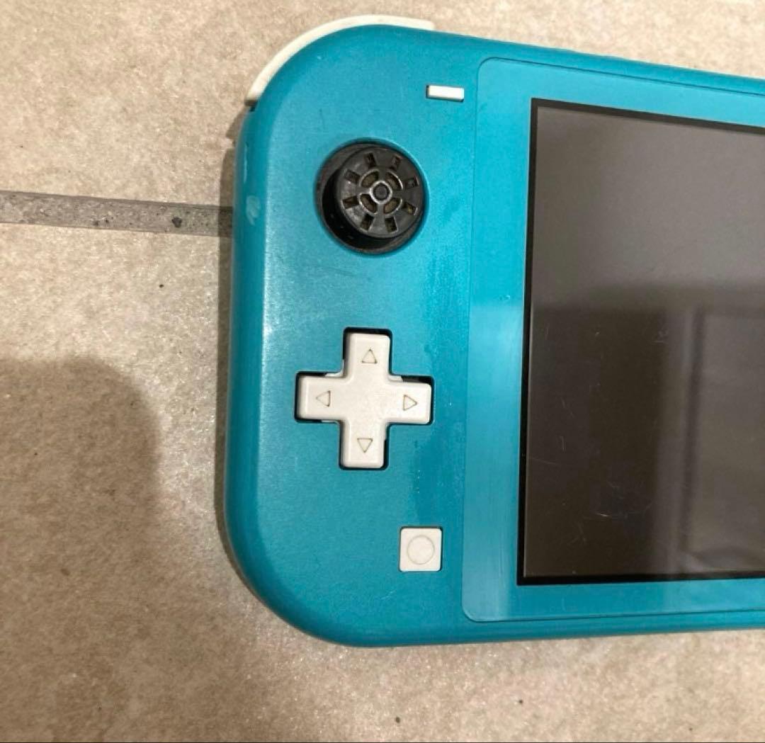 【箱、ソフト付】Nintendo Switch Lite ターコイズ　ジャンク品