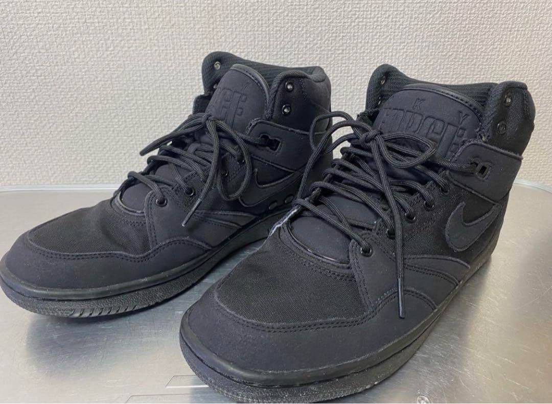 希少！ナイキNIKE SKY FORCE 88 MID28.5 オールブラック黒