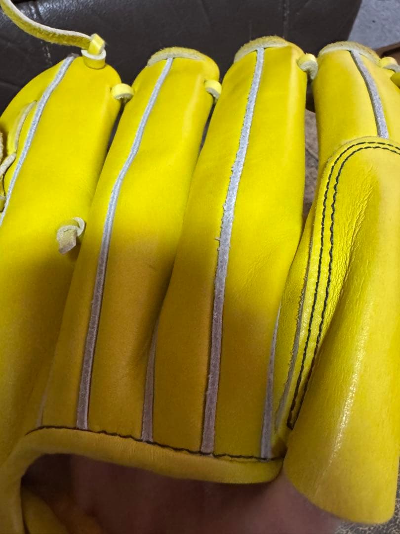 Mizuno Pro 硬式グローブ 黄色