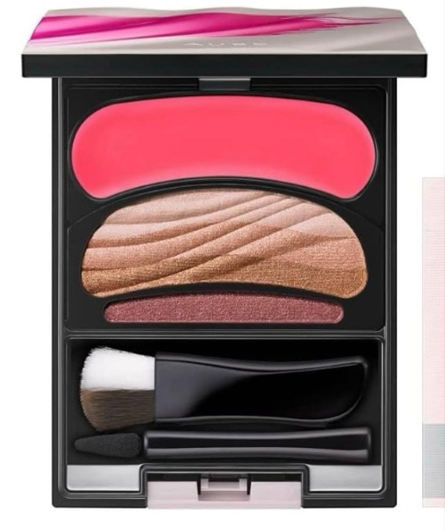 SALE価格　オーブ ブラシひと塗りシャドN 15 レッド系 グラデーション