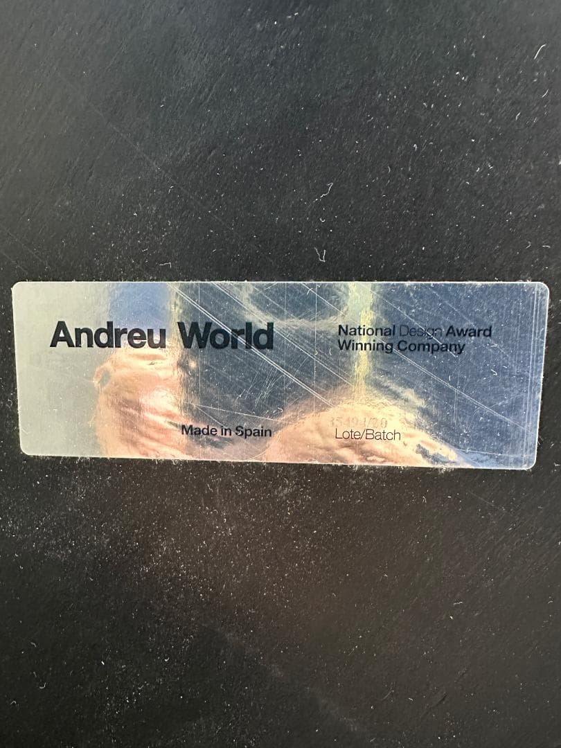 美品■アンドリューワールド■BEAT　オットマン　スツール　グレー系