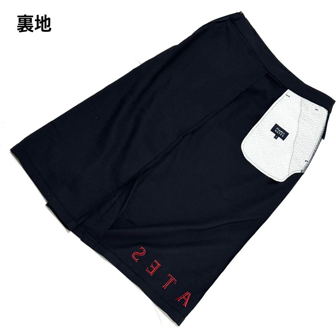 kmjfukさん専用　PEARLY GATES 黒プリーツスカート サイズ1