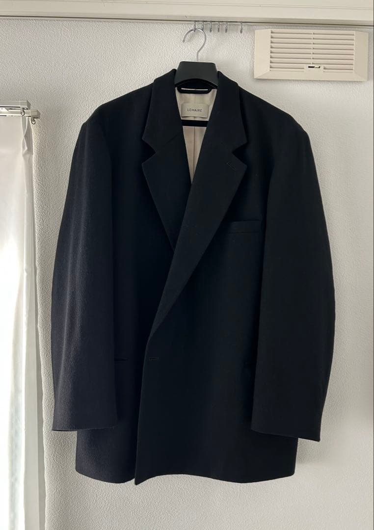 Lemaire short maxi db coat black S - メルカリ