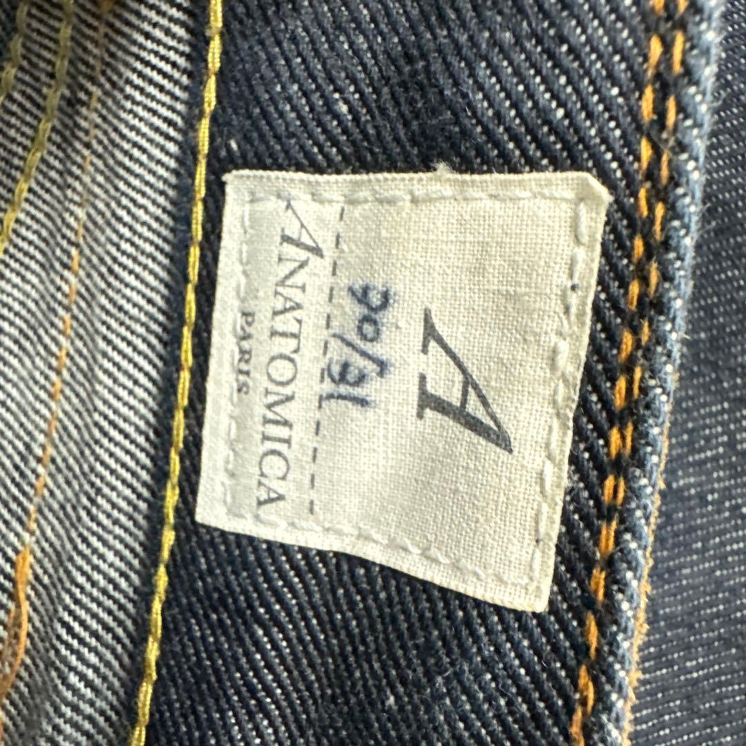 名作ANATOMICA 618ORIGINAL W30濃紺シームレスタロンジップ