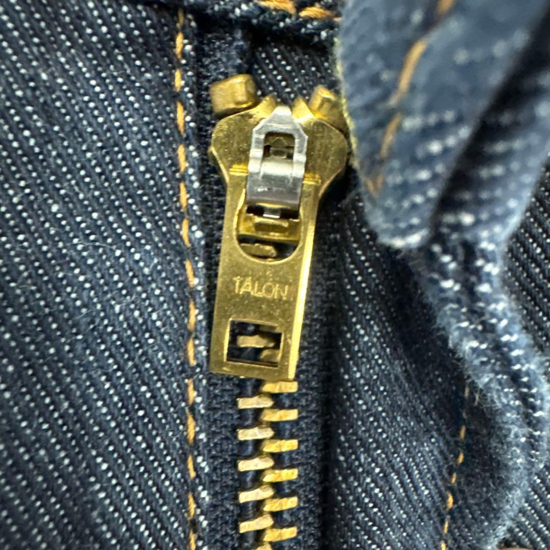 名作ANATOMICA 618ORIGINAL W30濃紺シームレスタロンジップ