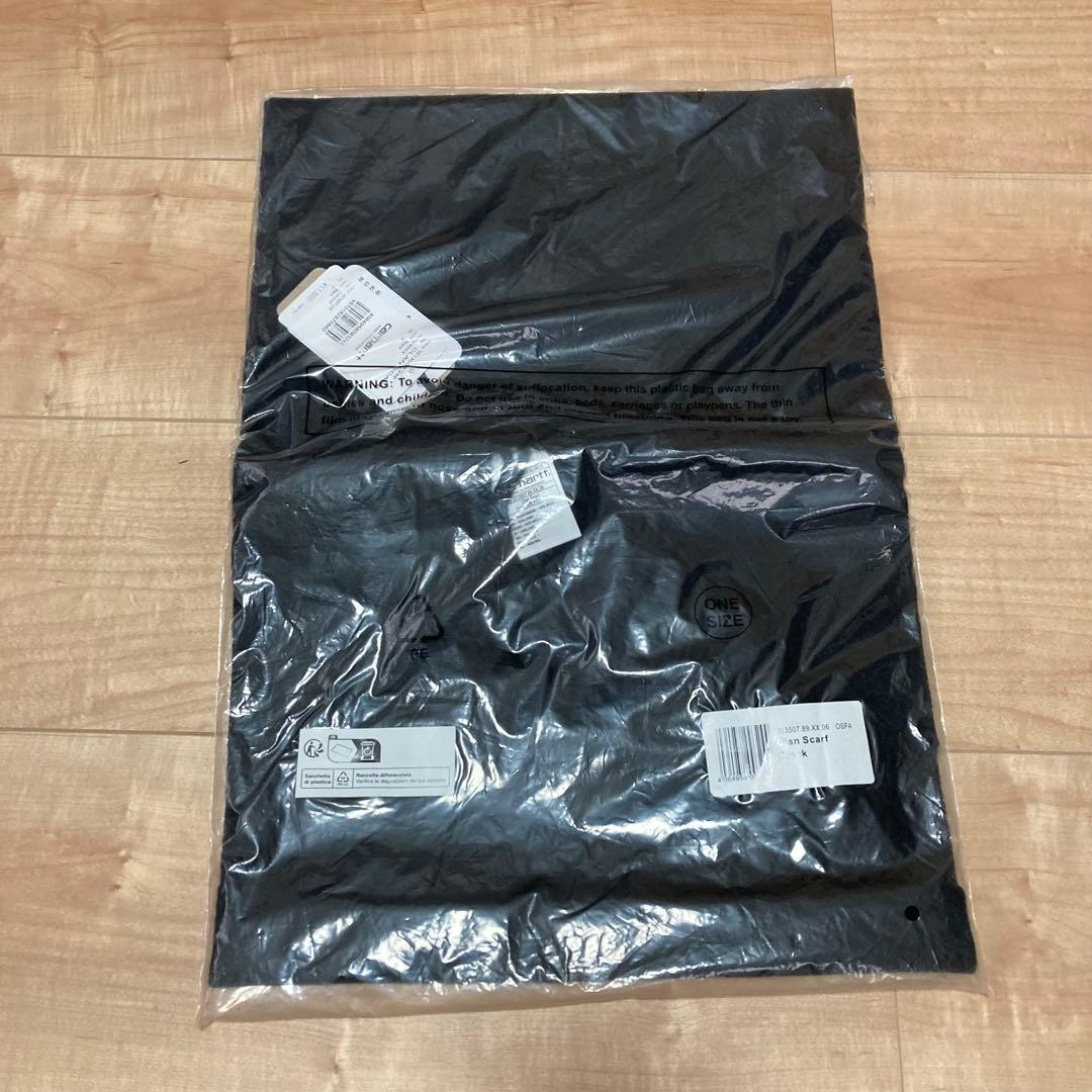 CARHARTT WIP CLAN SCARF ウールマフラー 黒　カーハート