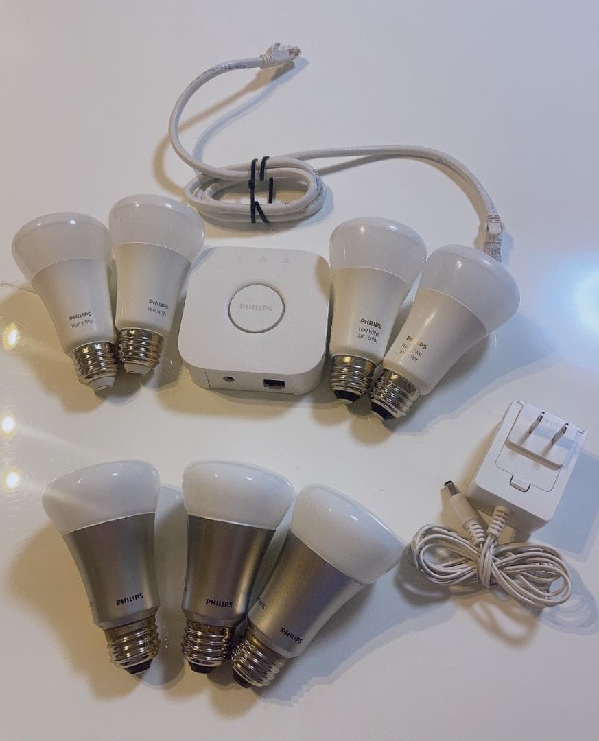 Philips Hue 8点セット E26口金Philips Hue ホワイトグラデーション