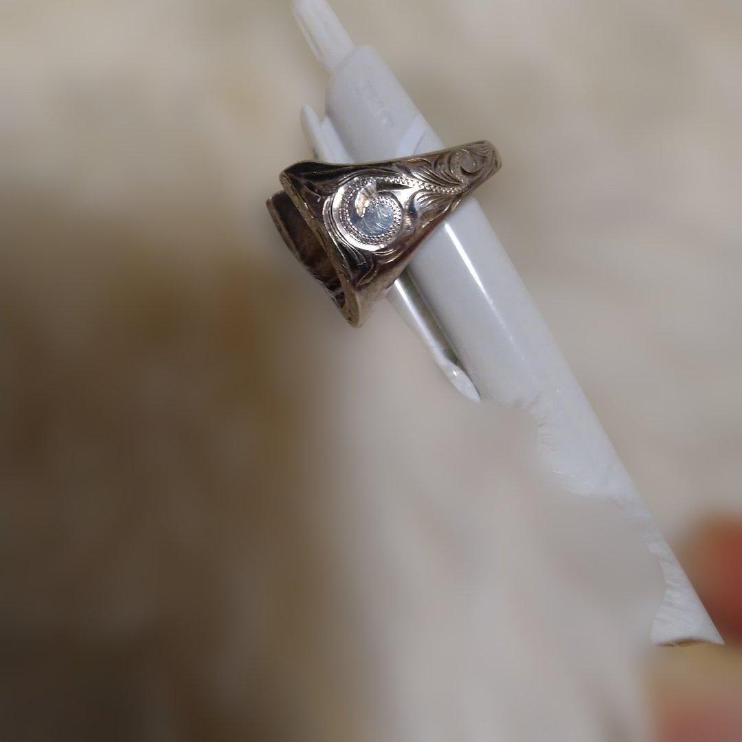 ハワイアンジュエリー、馬蹄リング、メンズ（レディースの場合ボリュームあり）、馬