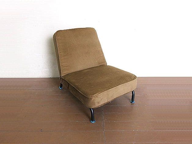 ま*ぁ様 未使用品 ICHIBA/市場 1人掛けソファ「SF-3489BR」 ブ