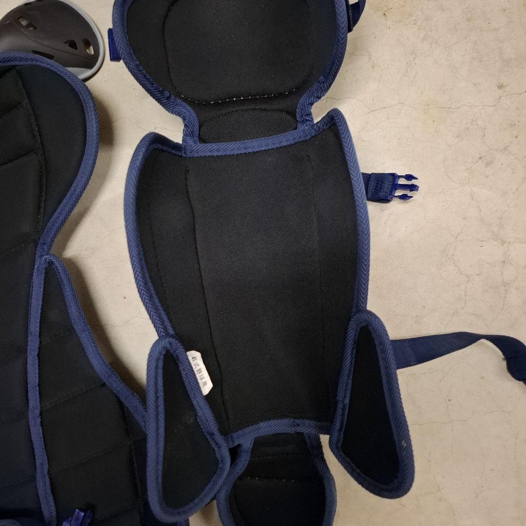一般軟式キャッチャー防具フルセット(ZETT他)　良品！