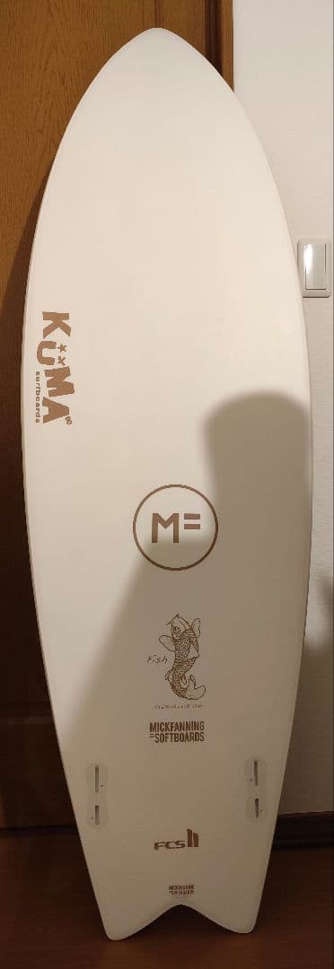 ＭＦ ＫＵＭＡ ＦＩＳＨ ミックファニング クマフィッシュ ソフトボード 5.8