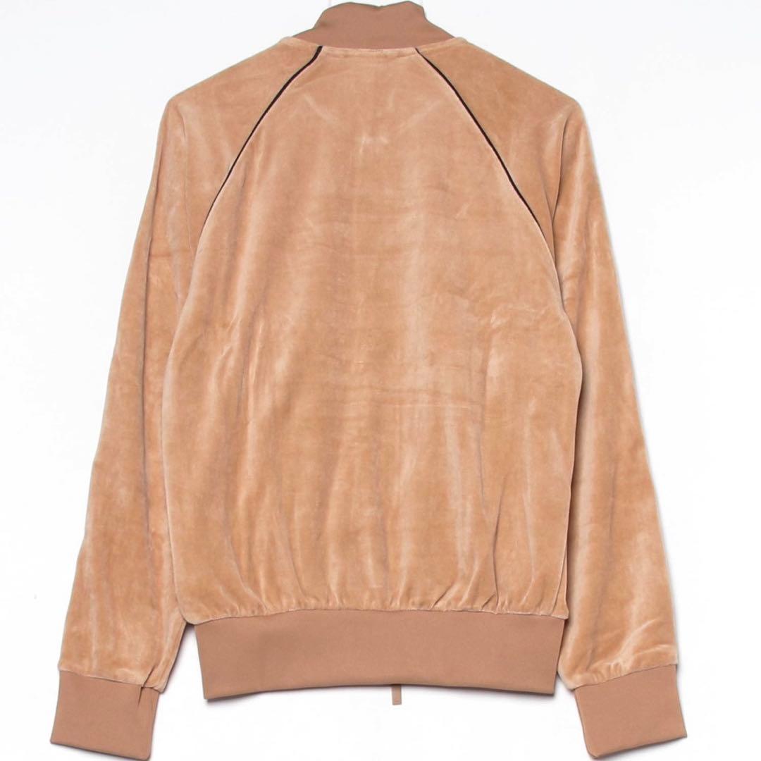 新品3XL⭐️adidasアディカラー ブラウンベロア トラックトップ 風早ゆうた