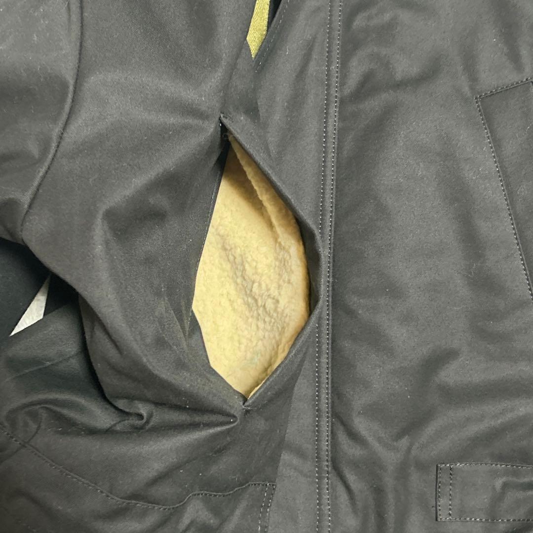 【美品】ポールスミス　黒　マルチカラー　フード付き　モッズコート　メンズ　L