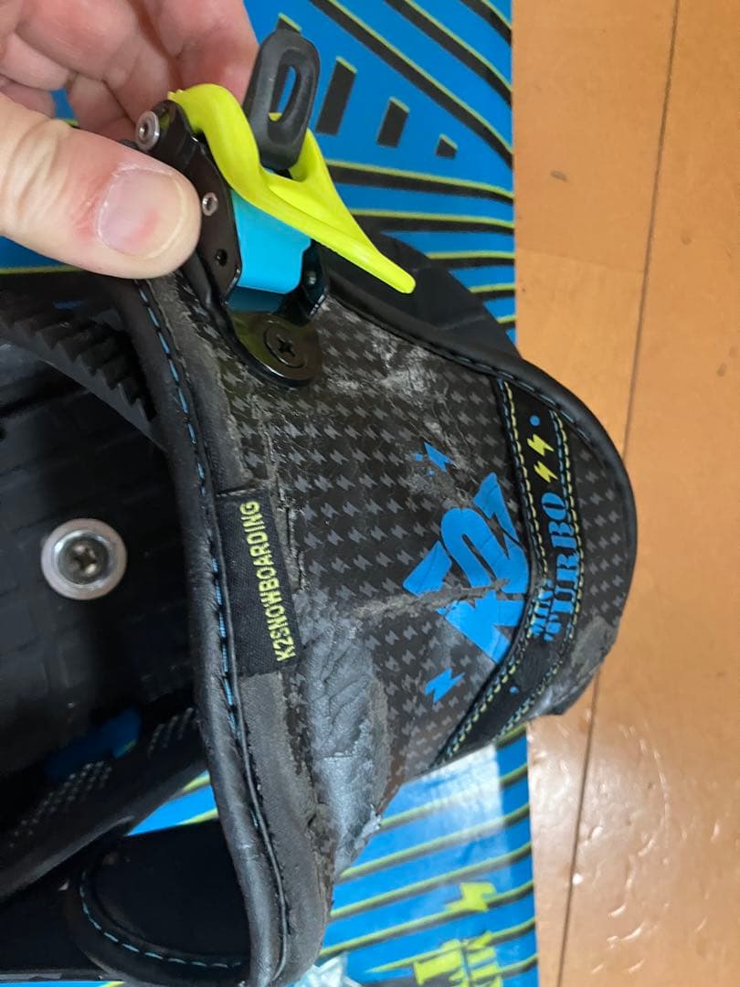 K2 スノーボード キッズ用 ビンディング、ブーツ3点セット②