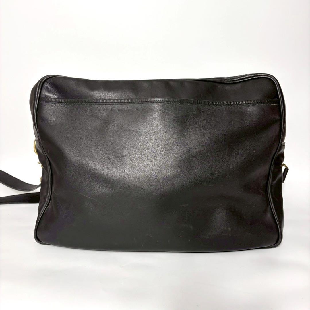 オールドコーチ　ビジネス　ショルダーバッグ　ボストンバッグ　大容量　ブラック.