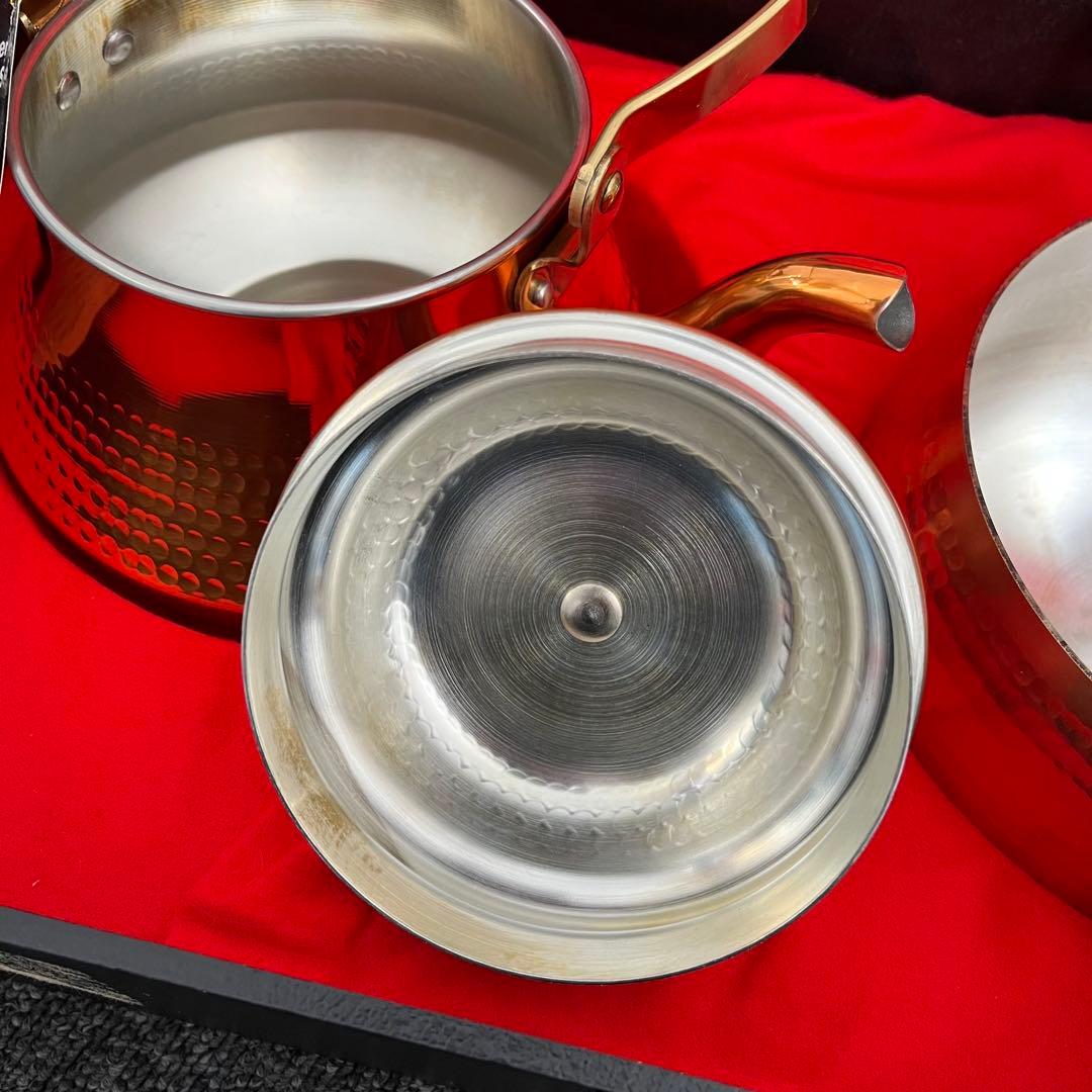 shimamoto やかん　銅ケトル　銅鍋　セット　未使用品