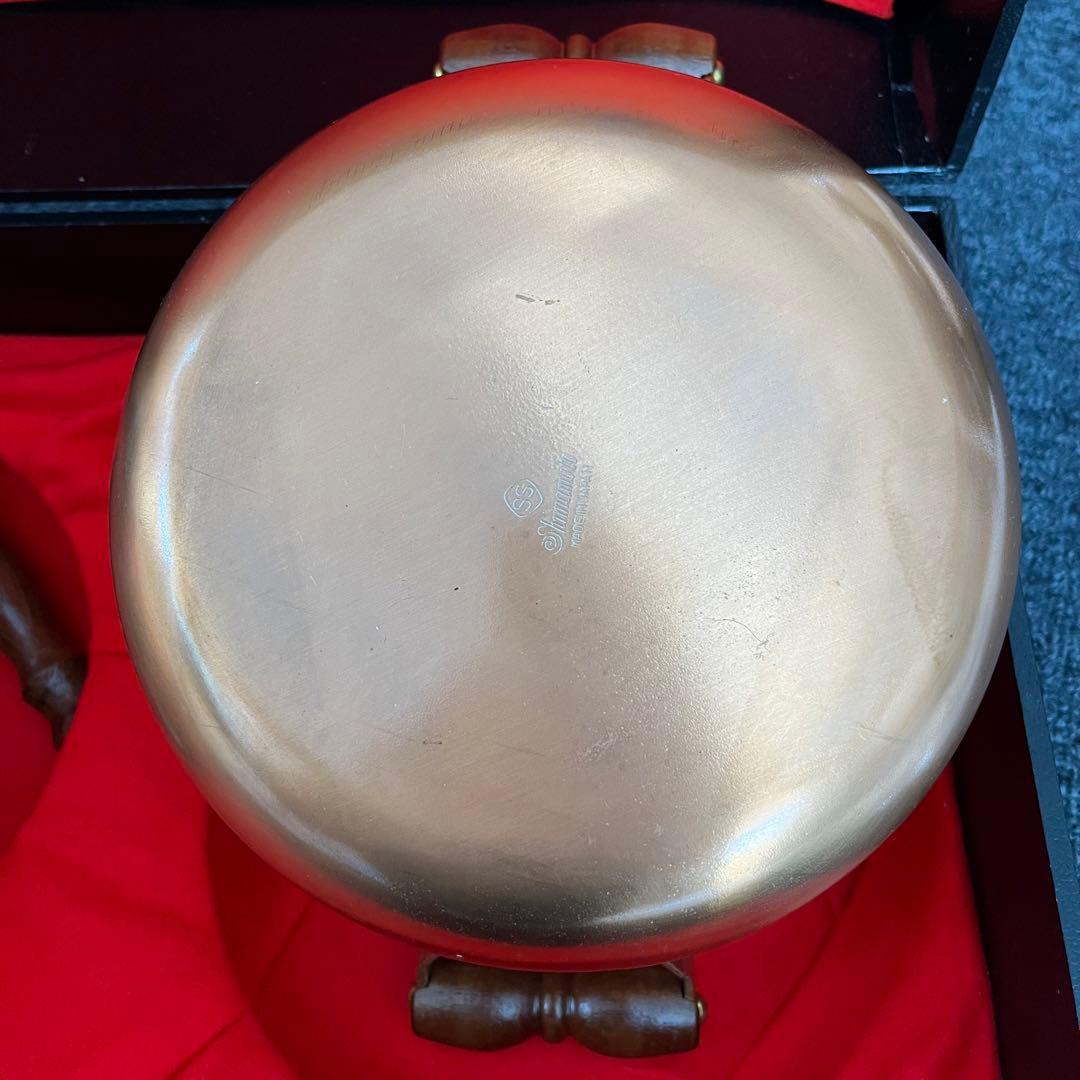 shimamoto やかん　銅ケトル　銅鍋　セット　未使用品