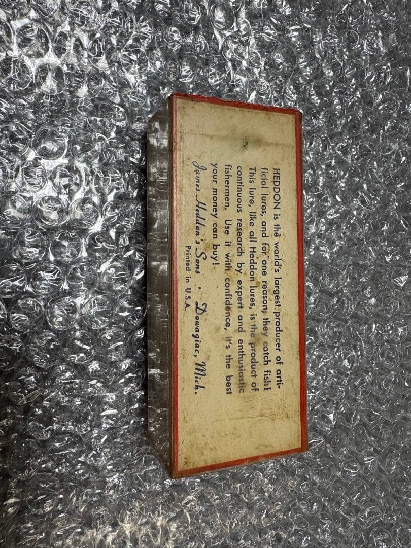 オールドヘドン　クレイジークローラー　希少　的目　箱付き　HEDDON ルアー