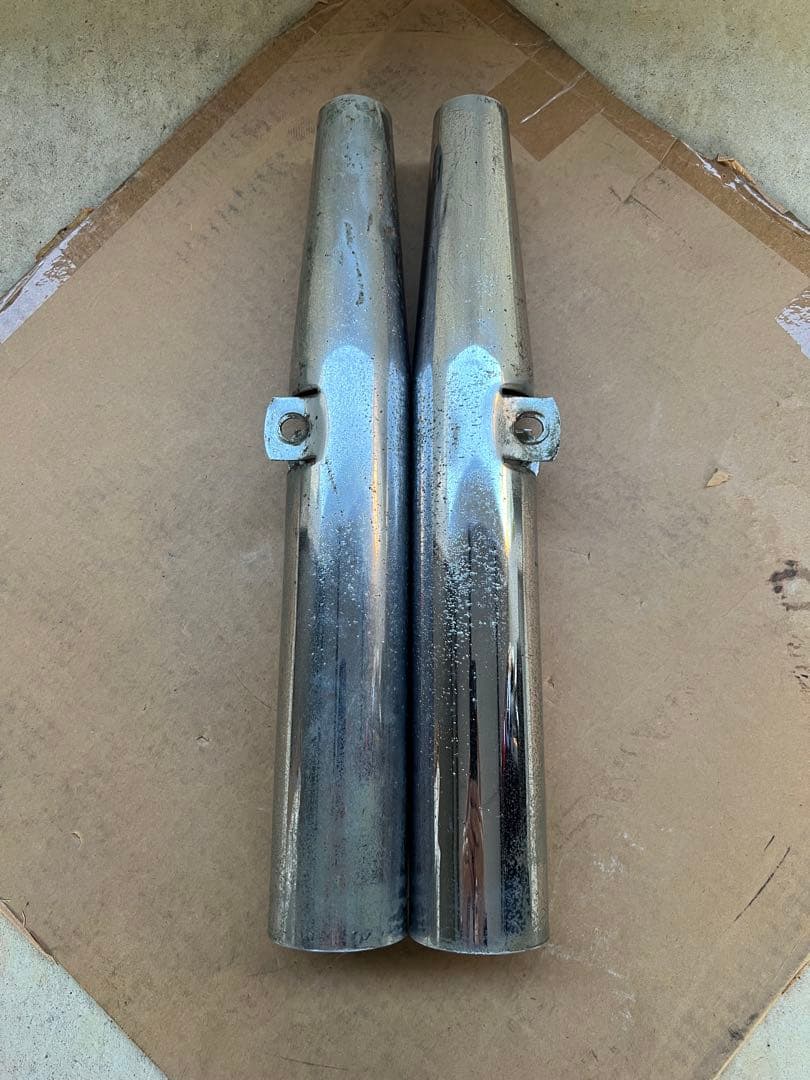 ハーレー　フォークカバー　33.4mm 35mm メッキ