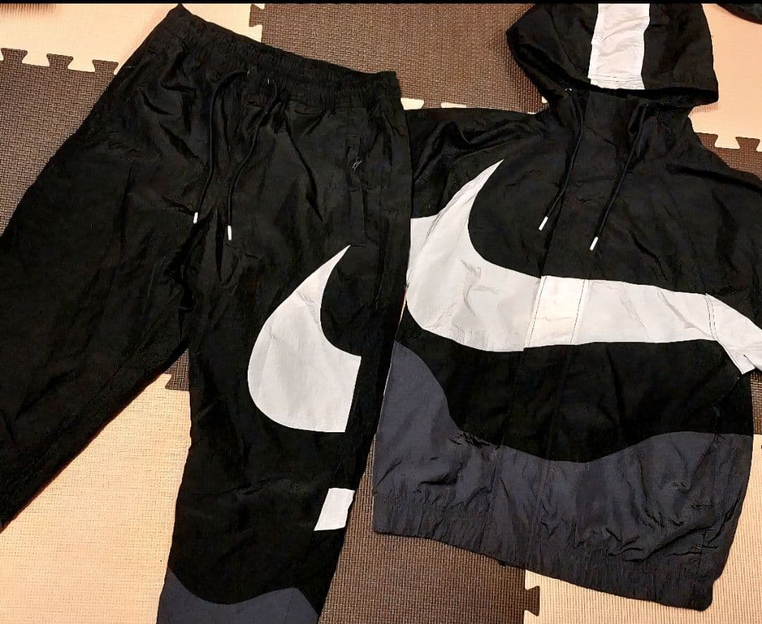 NIKE ビッグ スウッシュ ウーブン セット アップ 上下 テック フリース
