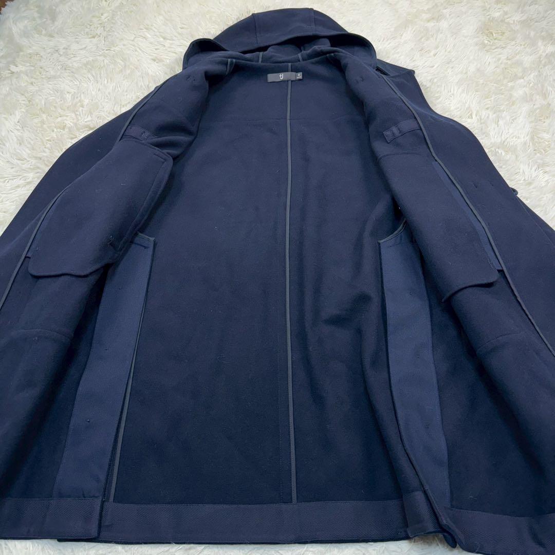 新品タグ付✨ユニクロ ジルサンダー オーバーサイズロングダッフルコート ネイビー
