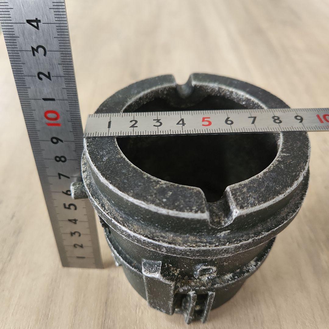 貴重　年代物　ヴィンテージ　八幡製鉄所　第一製鋼工場　記念品　鉄製　転炉型　灰皿