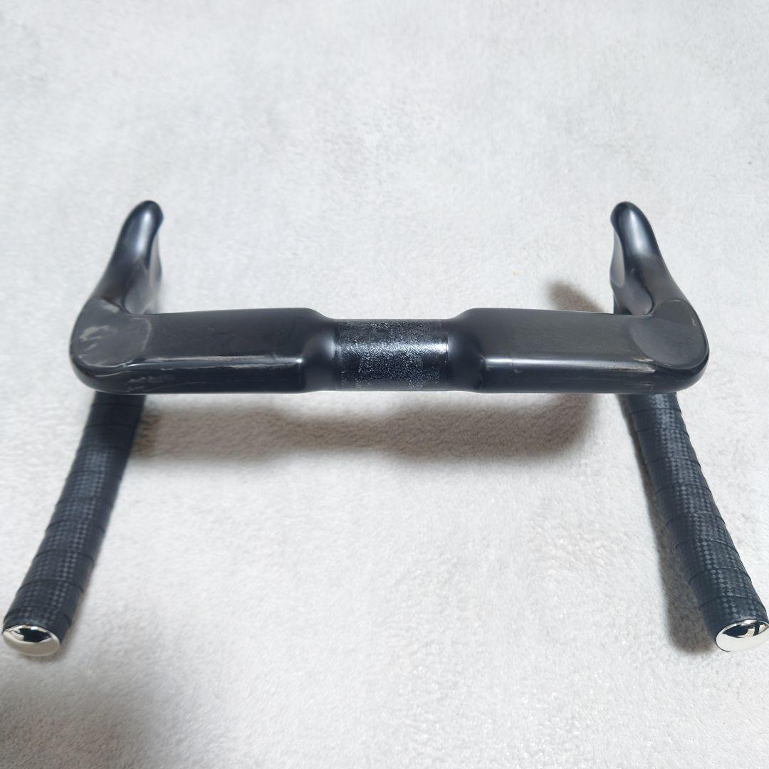 トラック用カーボンハンドル ピスト 330mm バンチバー