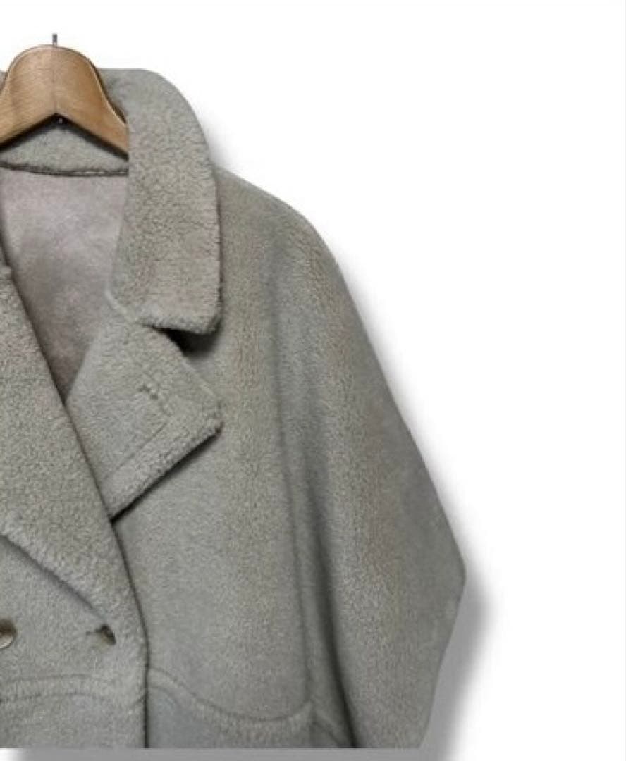 [お値下げ] AMERI アメリ リバーシブル ボア ポンチョ ケープコート