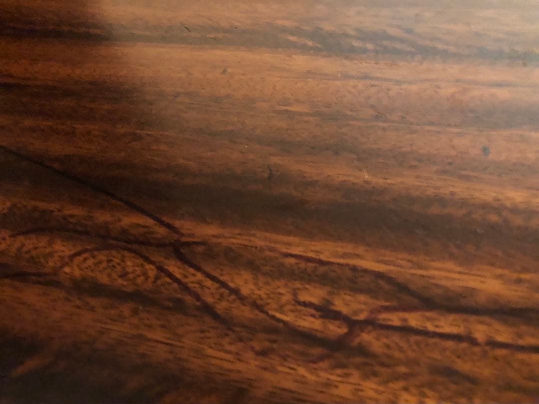 希少 一枚板　モンキーポッド　ダイニングテーブル　脚なし　木製