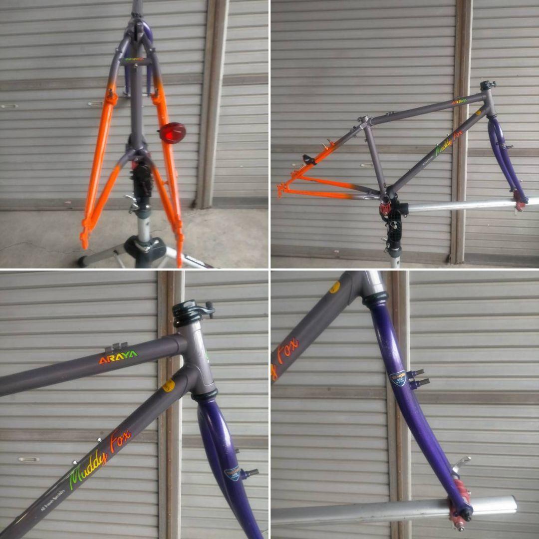 【93年製☆オールドMTB】ARAYA MUDDY FOX フレーム クロモリ