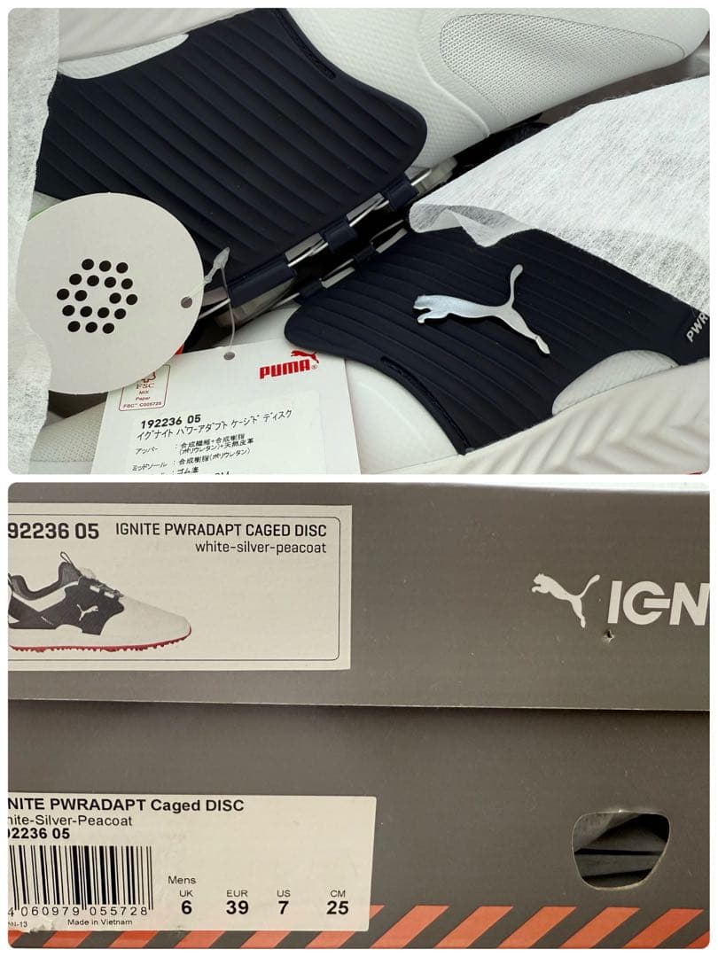 PUMAゴルフスパイク イグナイト パワーアダプト ケージド ディスク メンズ