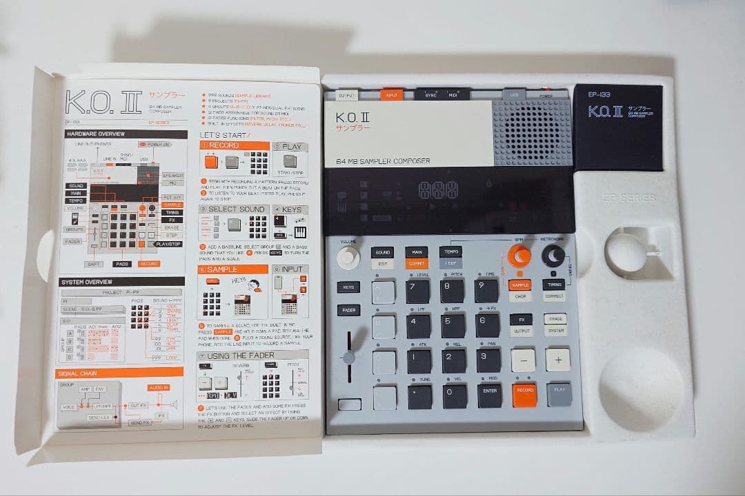 DTM・DAW Teenage engineering ep-133 KO2