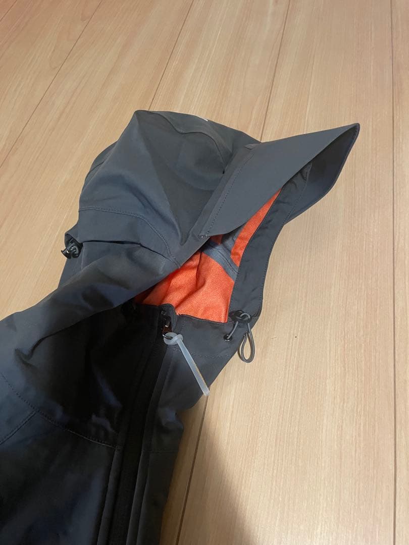 inhabitant ダークグレー ドット柄 スキーウェア