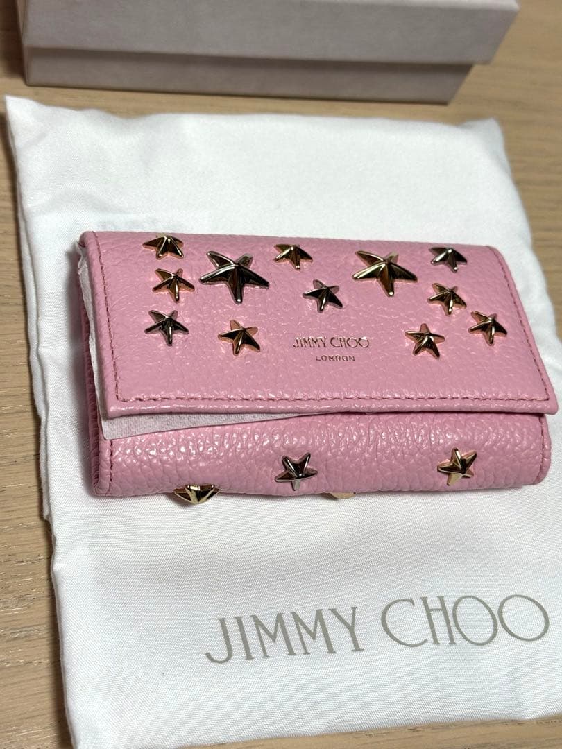 新品未使用JIMMY CHOO ピンク キーケース